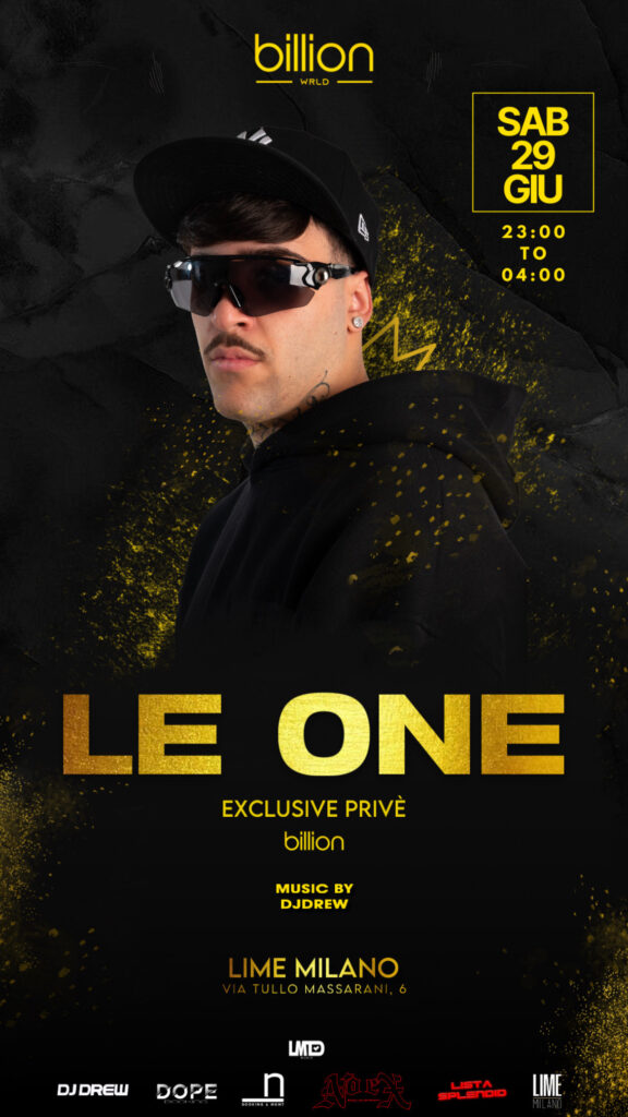 LE ONE - LIME MILANO - 29.06