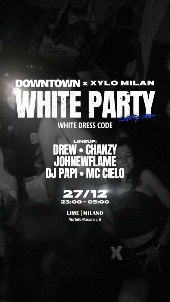 WHITE PARTY - LIME MILANO - 27 Dicembre 2024